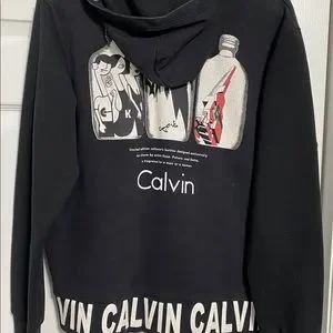 Rare Calvin Klein CK One Sweatshirt Hoodie Unisex Long Sleeves Espo Futura  Delta